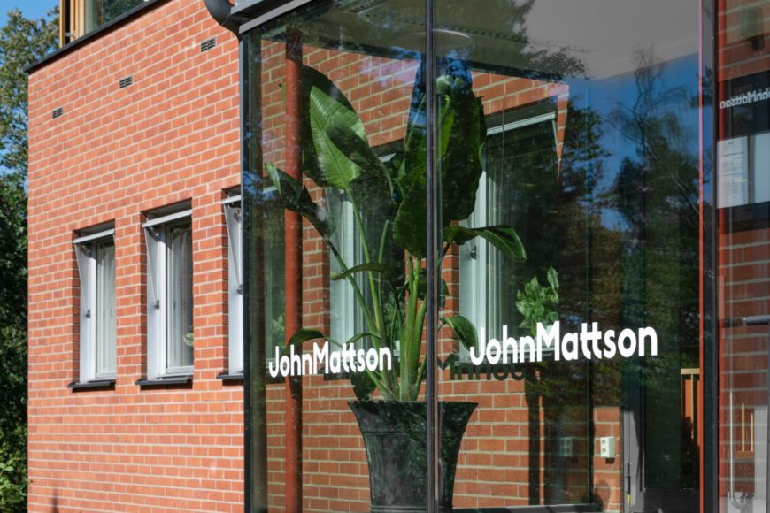John Mattsons kontor sett utifrån.