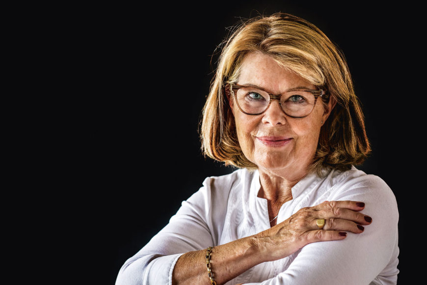 Porträtt av Katarina Palmstierna, ordförande i Lidingö Näringsliv.